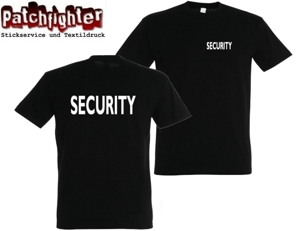 T-Shirt SECURITY – Wachmann Wachschutz Türsteher Ordner Sicherheit
