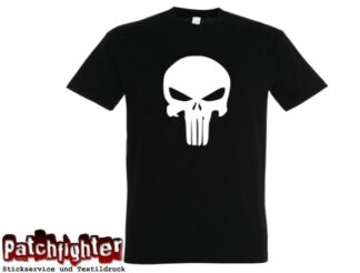 T-Shirt Schädel - Skull Totenkopf Kult Skater Biker Rocker Tattoo Bike