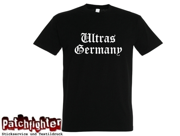 T-Shirt Ultras Germany – Fußball Hooligan Hardcore Pyro Bengalo
